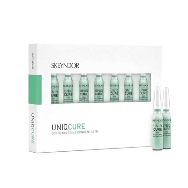 Концентрат SOS восстанавливающий успокаивающий Skeyndor Uniqcure SOS recovering concentrate 7 ампул по 2мл