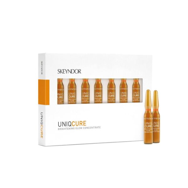 Активний освітлюючий концентрат Сяйво Skeyndor Uniqcure Brightening glow concentrate 7 ампул по 2мл